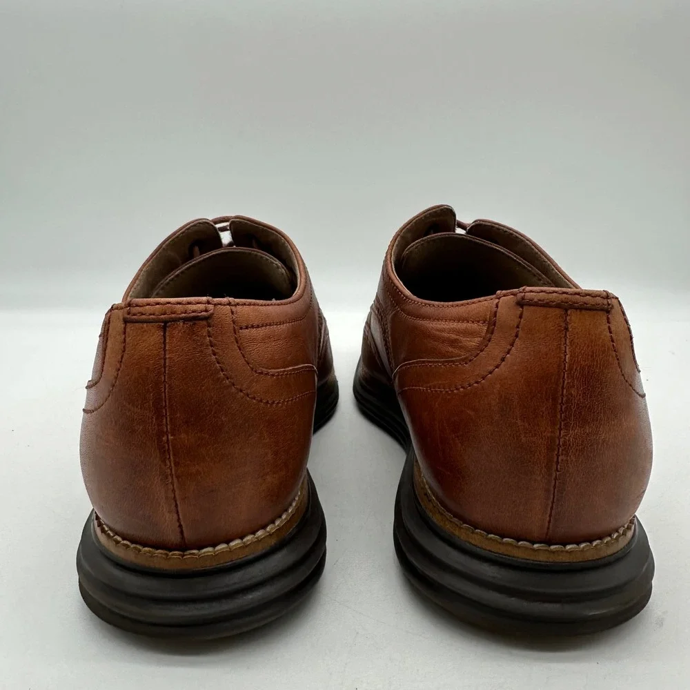 Cole Haan C26472 Mens 9.5M Java Leather OriginalGrand Wingtip Oxford Dress Shoes